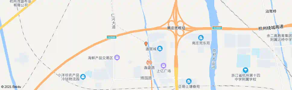 杭州港虹西路储运路口_公交站地图_杭州公交_妙搜公交查询2025