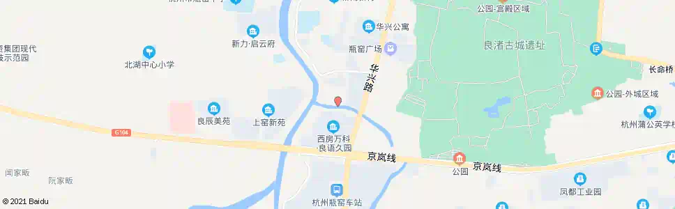 杭州瓶窑南站_公交站地图_杭州公交_妙搜公交查询2025