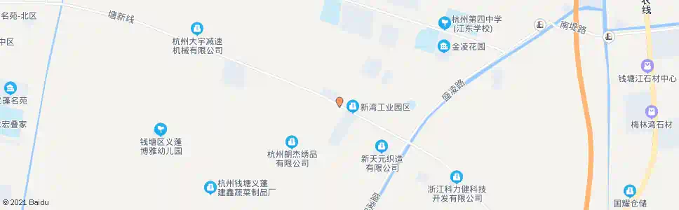 杭州建新路口_公交站地图_杭州公交_妙搜公交查询2025
