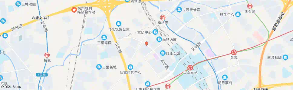 杭州新风路机场路口_公交站地图_杭州公交_妙搜公交查询2025
