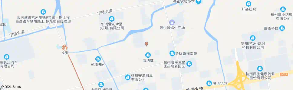 杭州塘宁路兴旺工业城_公交站地图_杭州公交_妙搜公交查询2025