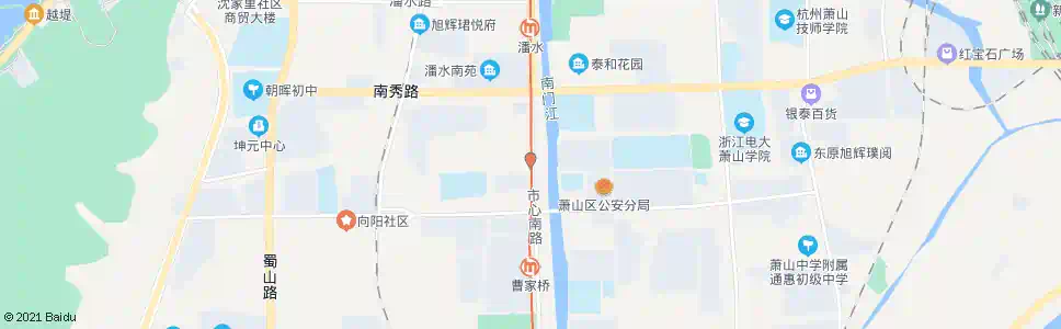 杭州戚家池_公交站地图_杭州公交_妙搜公交查询2025