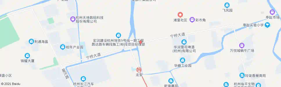 杭州临杭线宁桥路口_公交站地图_杭州公交_妙搜公交查询2025