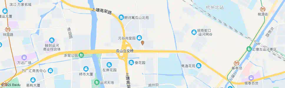 杭州瓜山_公交站地图_杭州公交_妙搜公交查询2025