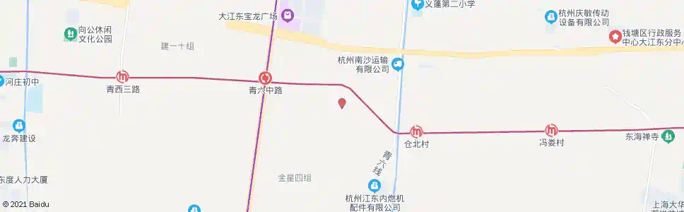 杭州全民村_公交站地图_杭州公交_妙搜公交查询2025