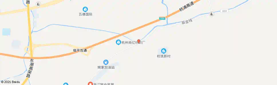 杭州翁家埠_公交站地图_杭州公交_妙搜公交查询2025