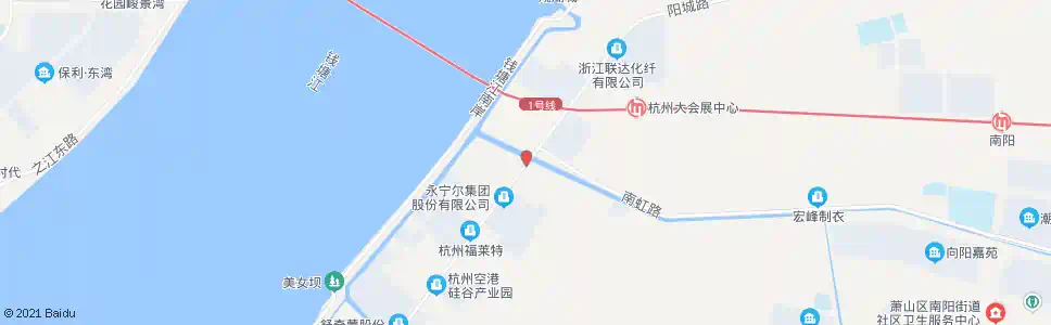 杭州南阳油库_公交站地图_杭州公交_妙搜公交查询2025