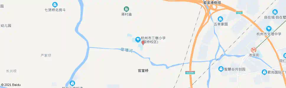 杭州肖家坝_公交站地图_杭州公交_妙搜公交查询2025
