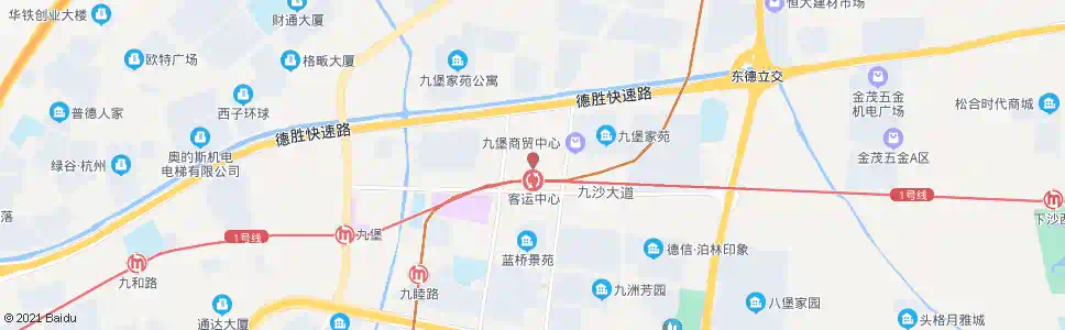 杭州轻纺城汽车站_公交站地图_杭州公交_妙搜公交查询2025