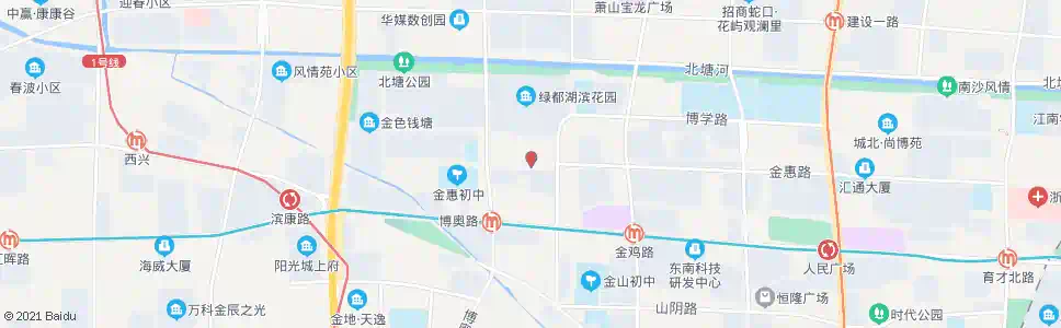 杭州金惠路金山路口_公交站地图_杭州公交_妙搜公交查询2025