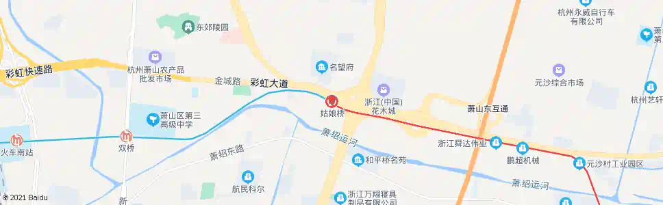 杭州姑娘桥村_公交站地图_杭州公交_妙搜公交查询2025