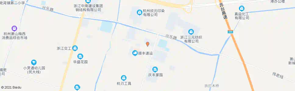 杭州党湾镇政府_公交站地图_杭州公交_妙搜公交查询2025