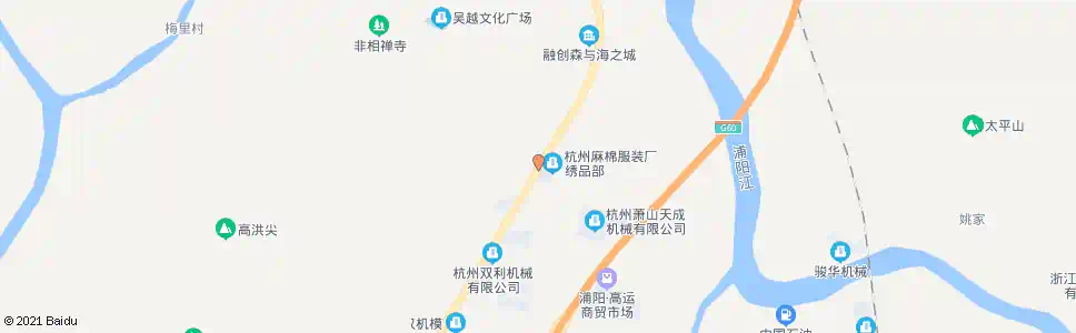 杭州浦二路口_公交站地图_杭州公交_妙搜公交查询2025