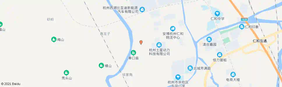 杭州奉口村_公交站地图_杭州公交_妙搜公交查询2025