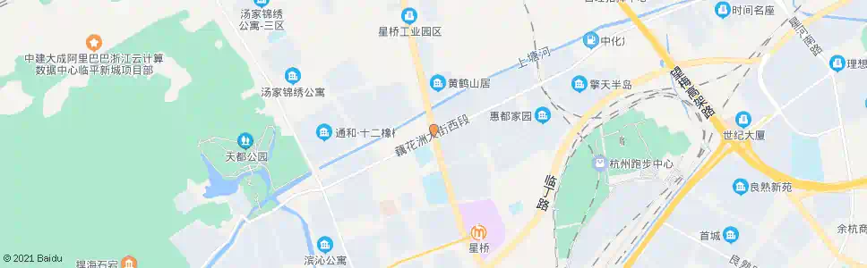 杭州星桥大道藕花洲大街口_公交站地图_杭州公交_妙搜公交查询2025