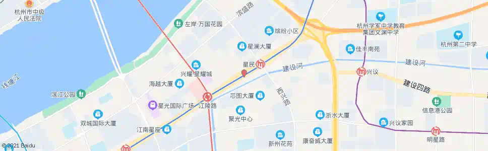 杭州江南大道阡陌路口_公交站地图_杭州公交_妙搜公交查询2025