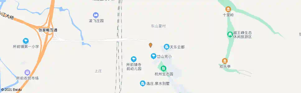 杭州杭州生态园_公交站地图_杭州公交_妙搜公交查询2025