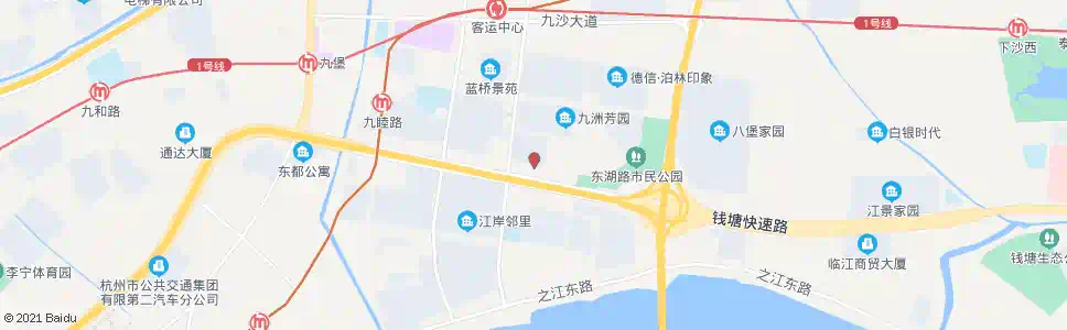 杭州银堡街杭乔路口_公交站地图_杭州公交_妙搜公交查询2025