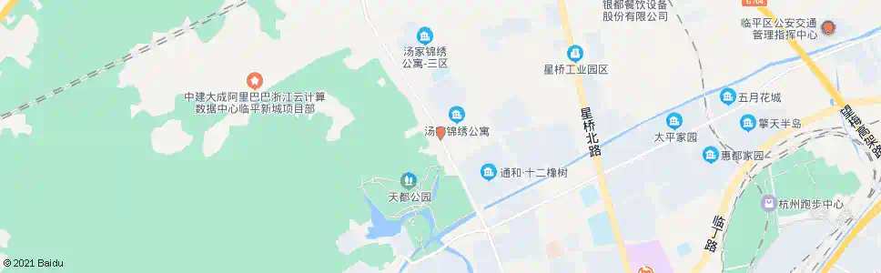 杭州星都路星隆路口_公交站地图_杭州公交_妙搜公交查询2025