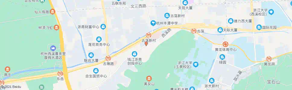 杭州浙大科技园_公交站地图_杭州公交_妙搜公交查询2025