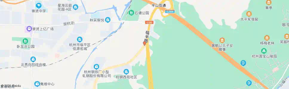 杭州刘文村北_公交站地图_杭州公交_妙搜公交查询2025