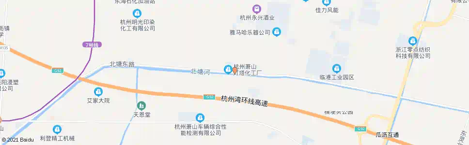 杭州灯塔桥_公交站地图_杭州公交_妙搜公交查询2025