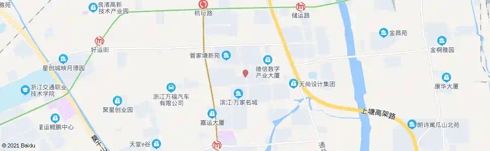 杭州北软路通运街口_公交站地图_杭州公交_妙搜公交查询2025