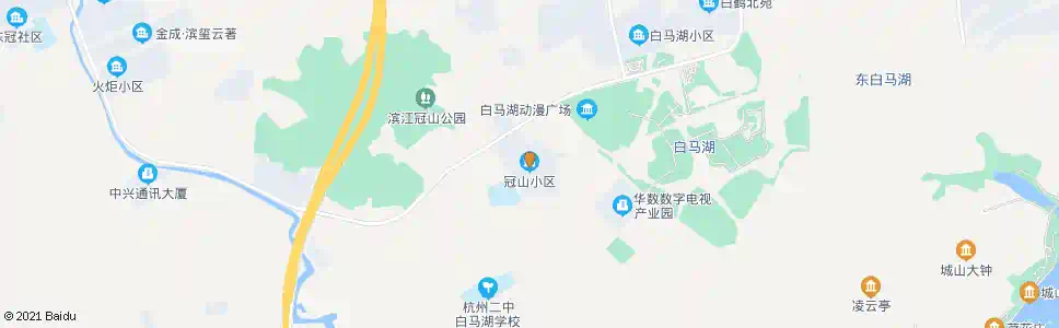 杭州冠山小区_公交站地图_杭州公交_妙搜公交查询2025