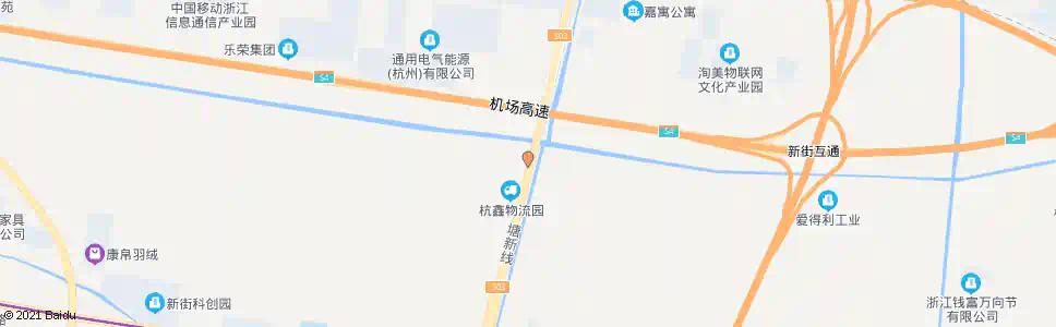 杭州九号坝_公交站地图_杭州公交_妙搜公交查询2025