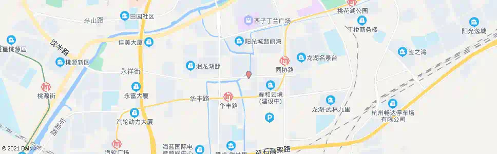 杭州杭玻街康华路口_公交站地图_杭州公交_妙搜公交查询2025