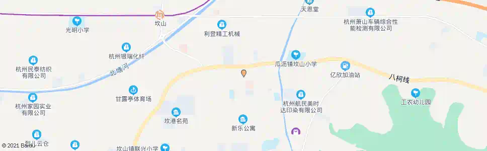 杭州商贸街八柯线路口_公交站地图_杭州公交_妙搜公交查询2025