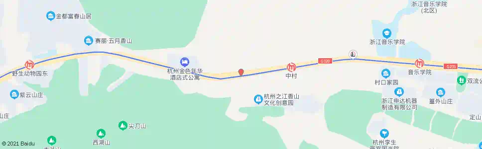 杭州滕村西(一团)_公交站地图_杭州公交_妙搜公交查询2025