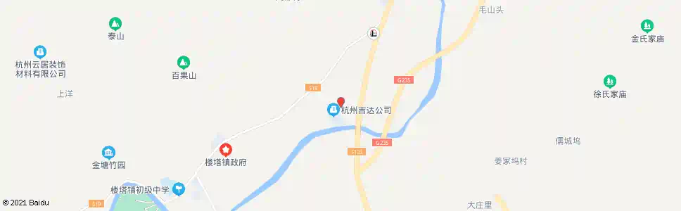杭州楼塔开发区_公交站地图_杭州公交_妙搜公交查询2025