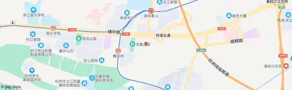 杭州凌家桥北_公交站地图_杭州公交_妙搜公交查询2025
