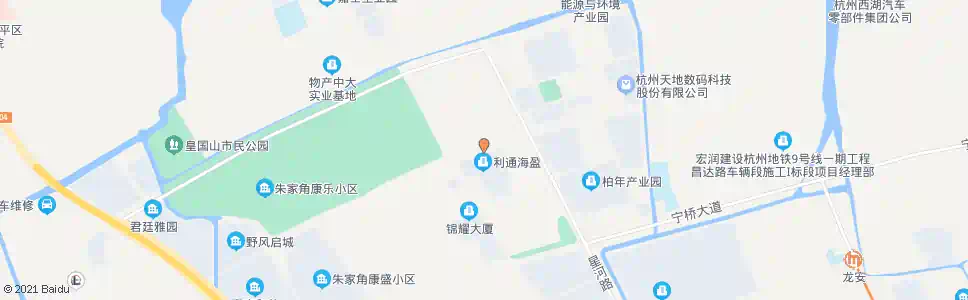 杭州康信路星河路口_公交站地图_杭州公交_妙搜公交查询2025