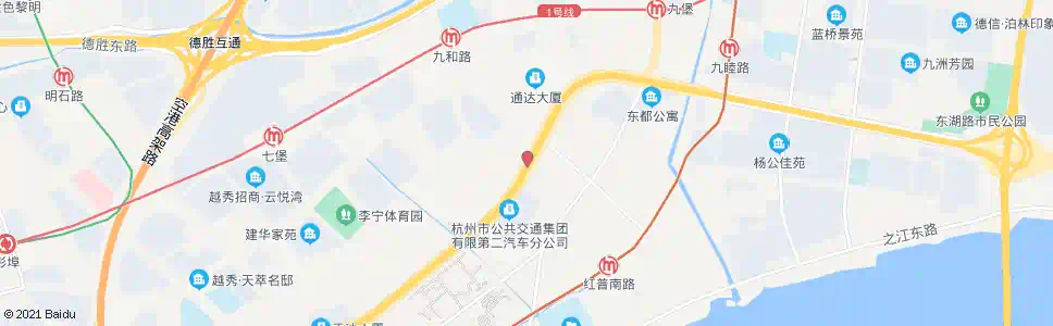 杭州窑厂(BRT)_公交站地图_杭州公交_妙搜公交查询2025