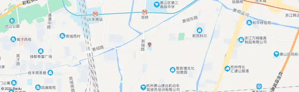 杭州城东小学_公交站地图_杭州公交_妙搜公交查询2025