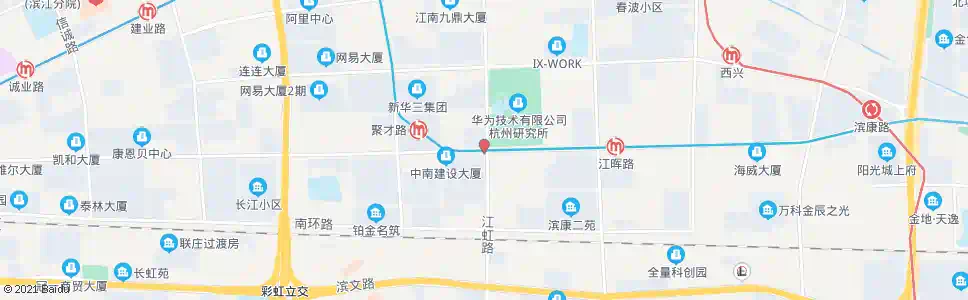 杭州襄七房_公交站地图_杭州公交_妙搜公交查询2025