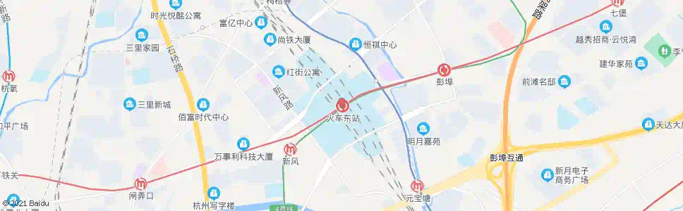 杭州临杭线东西大道_公交站地图_杭州公交_妙搜公交查询2025