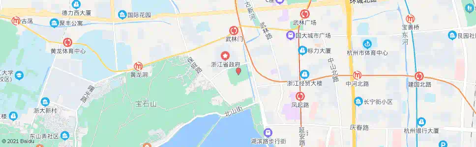 杭州大礼堂_公交站地图_杭州公交_妙搜公交查询2025