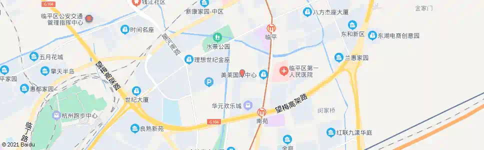 杭州联盟社区南苑街站_公交站地图_杭州公交_妙搜公交查询2025