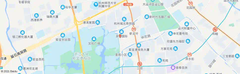 杭州虎象村口_公交站地图_杭州公交_妙搜公交查询2025