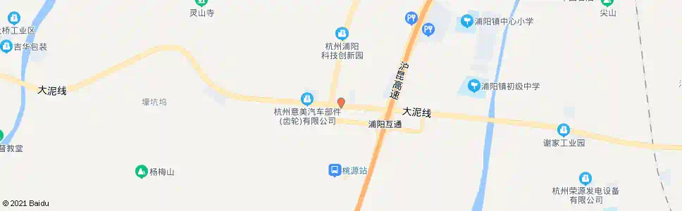 杭州东思线路口_公交站地图_杭州公交_妙搜公交查询2025