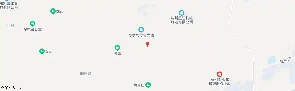 杭州孙家坞_公交站地图_杭州公交_妙搜公交查询2025