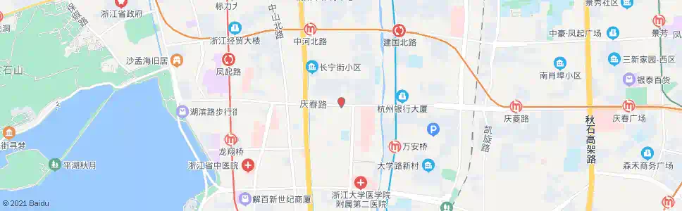 杭州庆春路皮市巷_公交站地图_杭州公交_妙搜公交查询2025