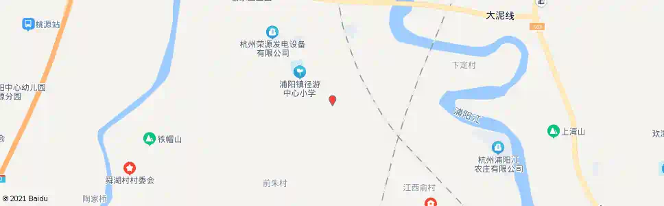 杭州径游菜场_公交站地图_杭州公交_妙搜公交查询2025