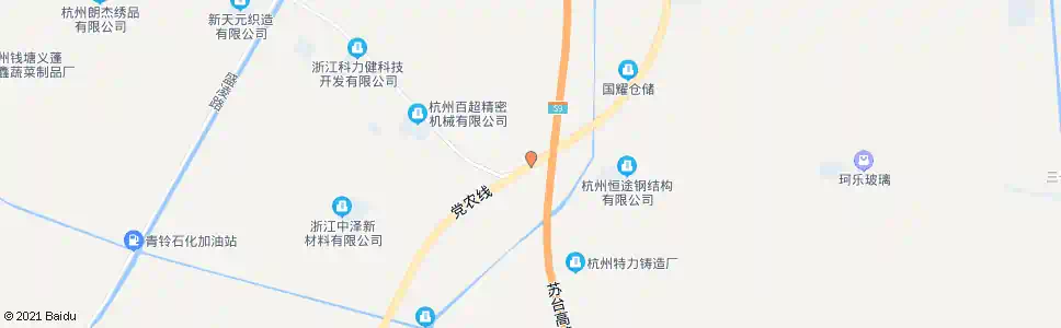 杭州梅林大道塘新线口_公交站地图_杭州公交_妙搜公交查询2025
