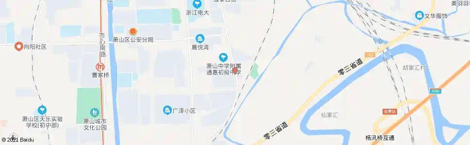 杭州曾家桥(琴山下)_公交站地图_杭州公交_妙搜公交查询2025