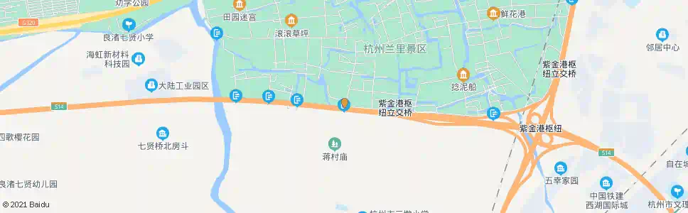 杭州坝底廊_公交站地图_杭州公交_妙搜公交查询2025