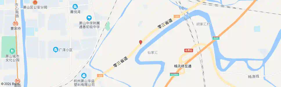 杭州裘江新村_公交站地图_杭州公交_妙搜公交查询2025